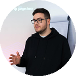 Porträt von Jakob Asman von WritIng von Agentur Junges Herz